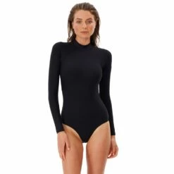 Maillot De Bain Rip Curl Premium Surf UV LS 1 Pièce Black