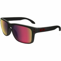 Lunettes De Soleil Oakley Holbrook Matte Black Positive Red Iridium