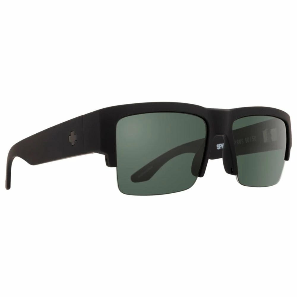 Lunettes De Soleil Spy Cyrus 50/50 Soft Matte Black Happy Gray Green Polar 3 Lunettes De Soleil Spy Cyrus 50/50 Soft Matte Black Happy Gray Green Polar