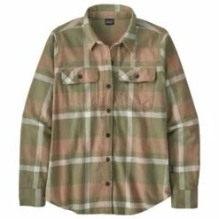 Chemise Patagonia Women's Long Sleeve Organic Cotton Flannel Comstock: Garden Green