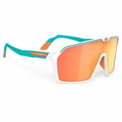 Lunettes De Soleil Rudy Project Spinshield White Water Matte Multilaser Orange