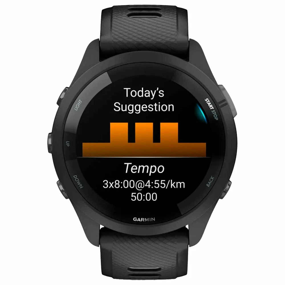 Montres GPS Garmin Forerunner 265 Noir Gris Clair 9 Montres GPS Garmin Forerunner 265 Noir Gris Clair – Image 7