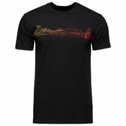 Tee-shirt Black Diamond M Desert Lines Tee Black
