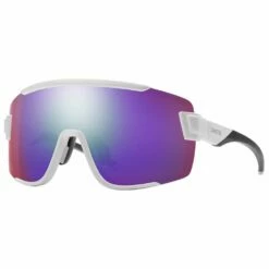Lunettes De Soleil Smith Wildcat White Chromapop Violet Mirror