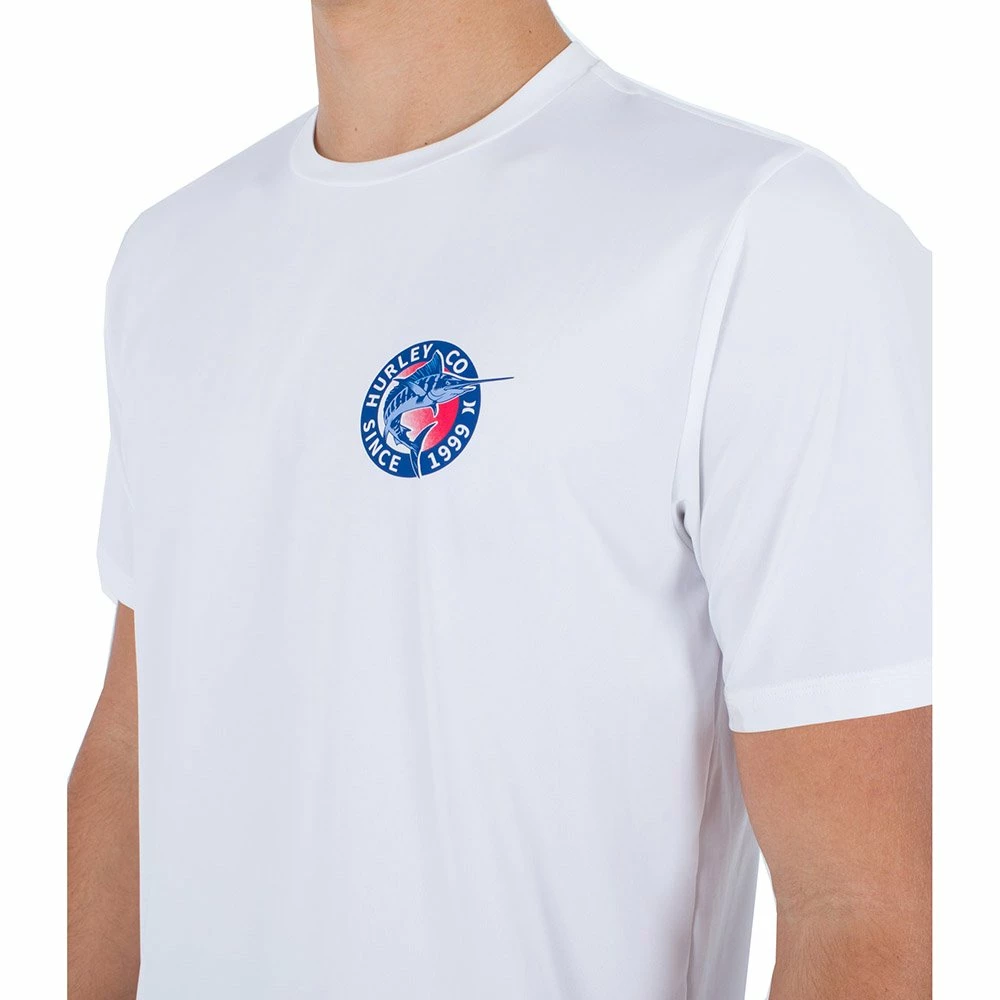 Tee-shirt Hurley Everyday Hybrid UPF 50+ SS White 5 Tee-shirt Hurley Everyday Hybrid UPF 50+ SS White – Image 3