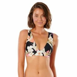 Maillot De Bain Rip Curl Haut De Brassière North Shore Deep V - Black