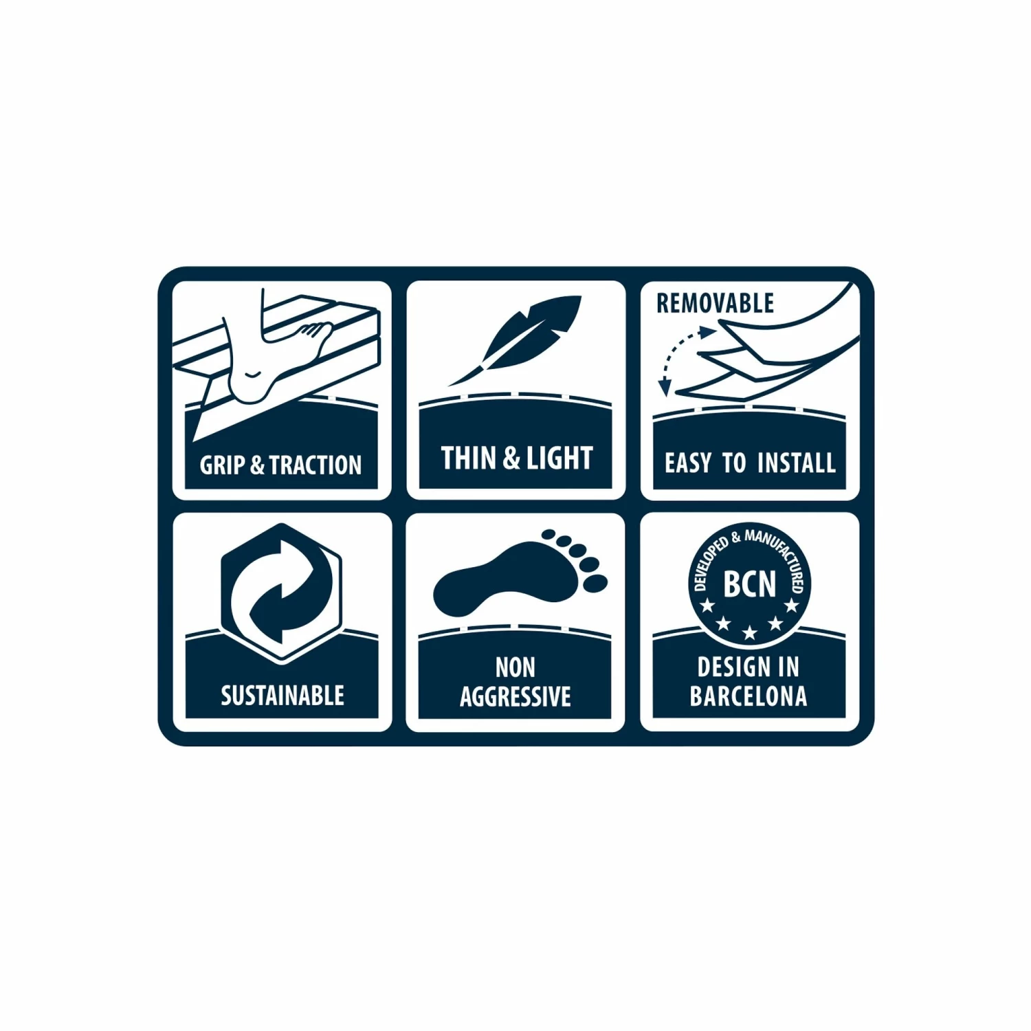 Pad Surf Rail Saver Pro Pad Front Deck Grip II Liège 4 Pad Surf Rail Saver Pro Pad Front Deck Grip II Liège – Image 2