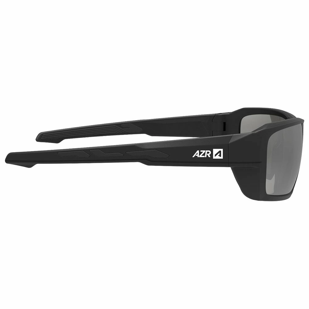 Lunettes De Soleil AZR Target Noir Mate Gris Miroir Polarized 4 Lunettes De Soleil AZR Target Noir Mate Gris Miroir Polarized – Image 2