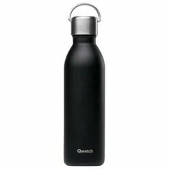 Gourde Qwetch Bouteille Isotherme Active 600ml Matt Noir