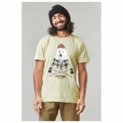 Tee-shirt Picture Clevio Wood Ash -Surfen Geschäft 569cbb05614a5459103b667de4dace91cdba5445 H23PICTTEH2264963 4