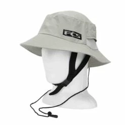 Casquette Surf / Chapeau Surf Fcs Bob Surf Wet Bucket Hat 2020 - Light Grey