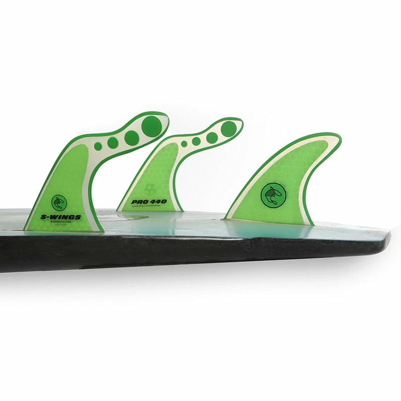 Ailerons Surf S Wings SW440 - Green Pro - FCSI 3 Ailerons Surf S Wings SW440 - Green Pro - FCSI