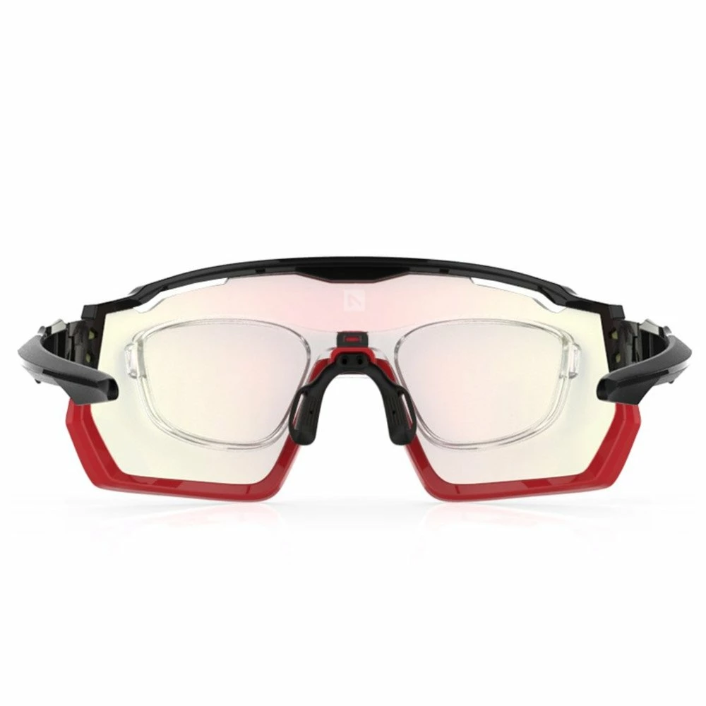 Lunettes De Soleil AZR Pro Race Rx Vernie Noir Rouge Irisé Rouge Photochromic 8 Lunettes De Soleil AZR Pro Race Rx Vernie Noir Rouge Irisé Rouge Photochromic – Image 6