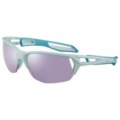 Cébé Lunettes De Soleil Cebe S Track 2.0 M Fresh Jade Matt Sensor Rose Cat 3 Silver + Zone Clear Cat.0