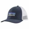 Casquette Patagonia Kid's Trucker Hat P-6 Logo Navy Blue