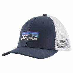 Casquette Patagonia Kid's Trucker Hat P-6 Logo Navy Blue