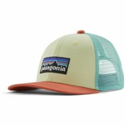 Casquette Patagonia Kid's Trucker Hat P-6 Logo Isla Yellow