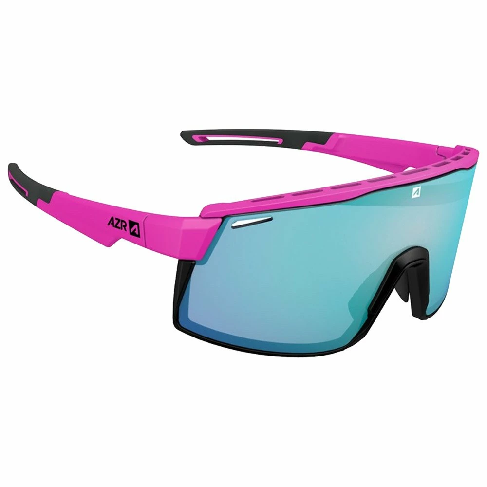 Lunettes De Soleil AZR Sprint Mat Rose Noir Multicouche Bleu 3 Lunettes De Soleil AZR Sprint Mat Rose Noir Multicouche Bleu