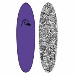 Board De Surf Quiksilver Twin - Purple - 6'6" / 198 Cm