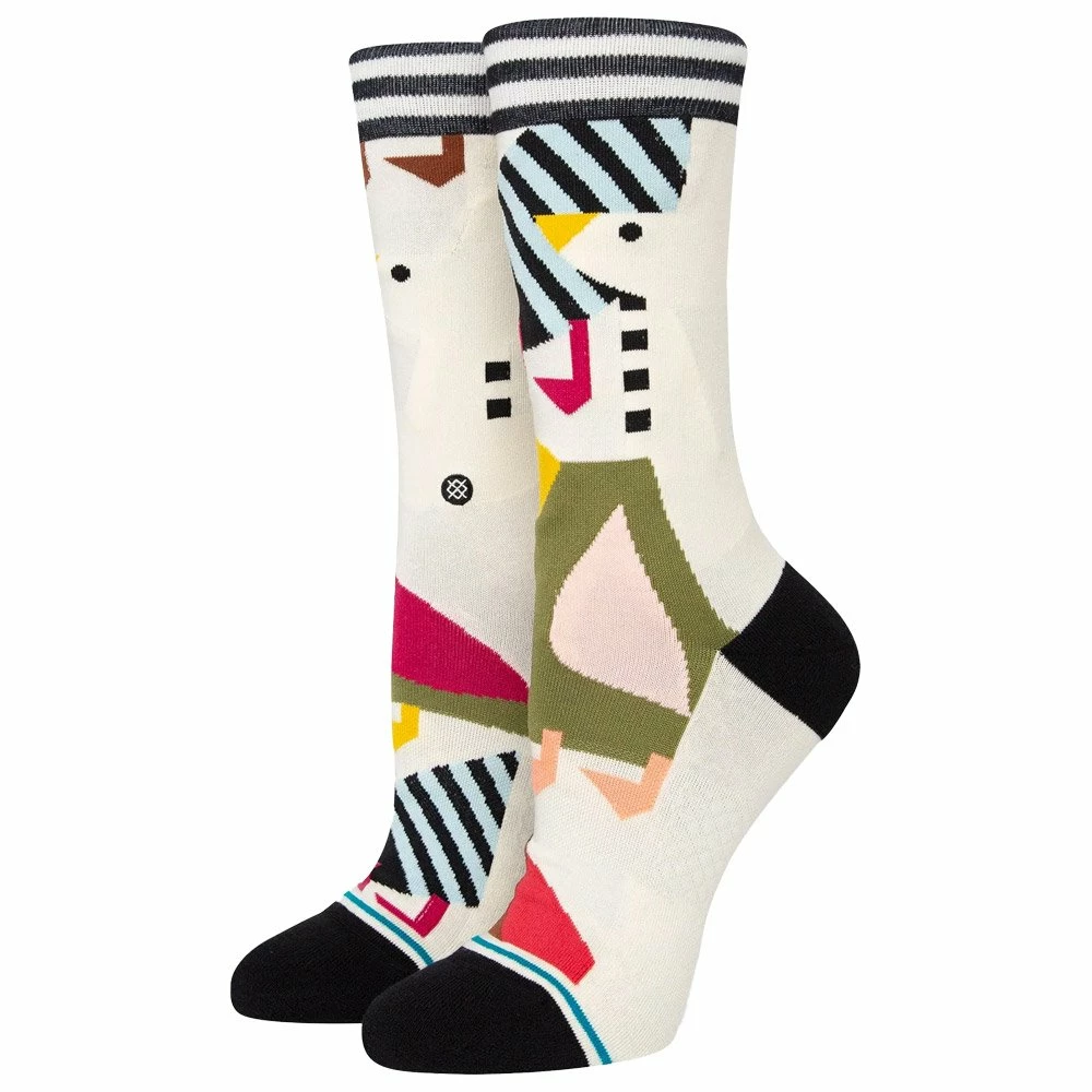 Chaussettes Stance W Crew Sock Friends In Flight Offwhite 3 Chaussettes Stance W Crew Sock Friends In Flight Offwhite