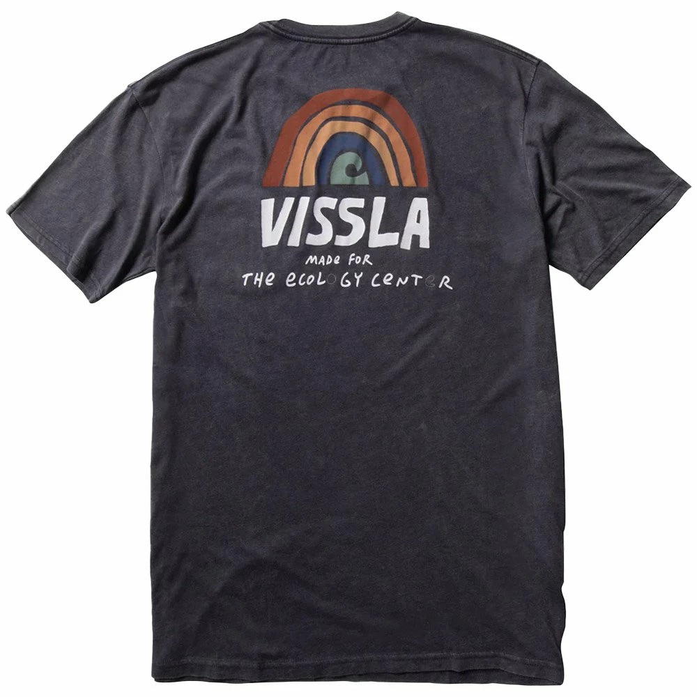 Tee-shirt Vissla Ecology Center Rainbow Black Tie Dye 3 Tee-shirt Vissla Ecology Center Rainbow Black Tie Dye