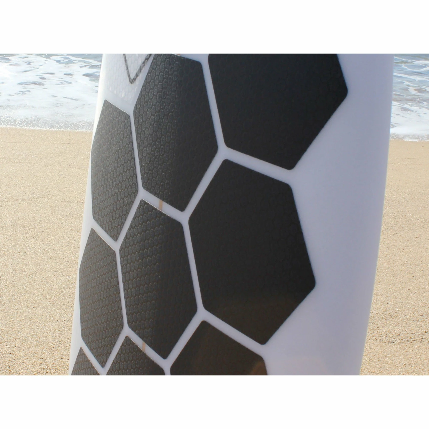 Pad Surf Rail Saver Pro Pad HexaTractRSPro Board Grip & Tract- Black 7 Pad Surf Rail Saver Pro Pad HexaTractRSPro Board Grip & Tract- Black – Image 5