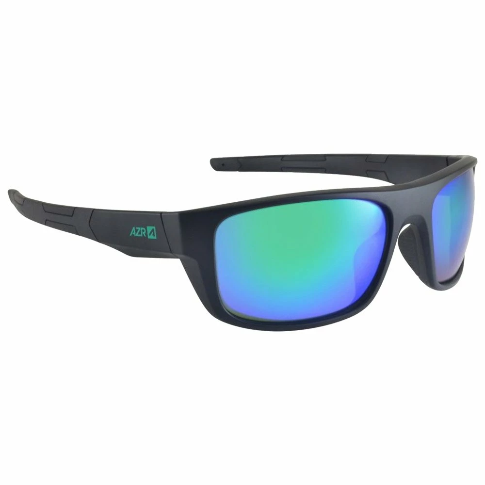Lunettes De Soleil AZR River Mat Noir Multicouche Vert 3 Lunettes De Soleil AZR River Mat Noir Multicouche Vert