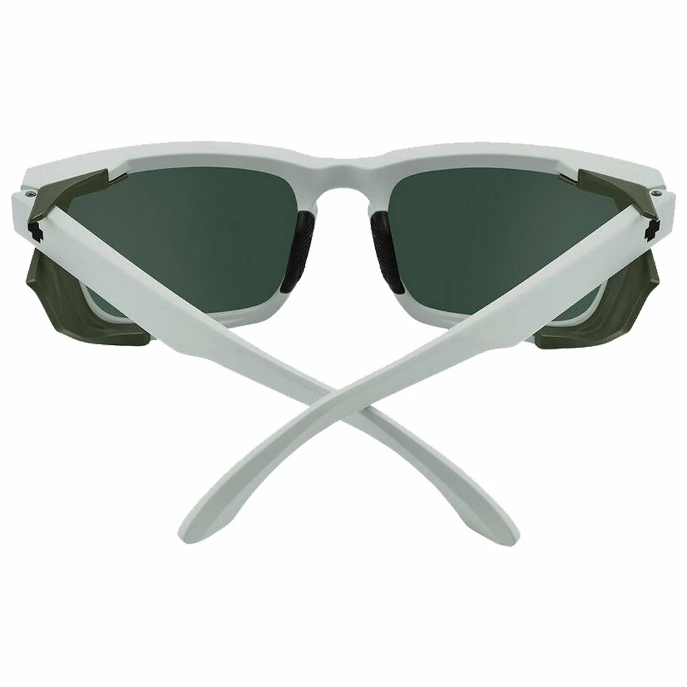 Lunettes De Soleil Spy Helm Tech Matte Vintage White Happy Gray Green 5 Lunettes De Soleil Spy Helm Tech Matte Vintage White Happy Gray Green – Image 3