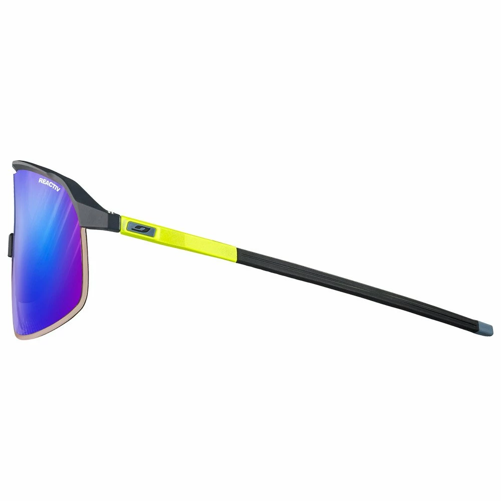 Lunettes De Soleil Julbo Density Mat Noir Jaune Reactiv 1-3 High Contrast 4 Lunettes De Soleil Julbo Density Mat Noir Jaune Reactiv 1-3 High Contrast – Image 2