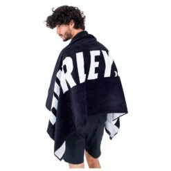 Serviettes Plage Hurley Fastlane 2 Stripe Black
