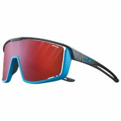 Lunettes De Soleil Julbo Fury Mat Noir Bleu Reactiv 0-3 High Contrast