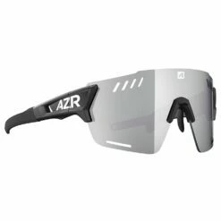 Lunettes De Soleil AZR Aspin Rx Noire Vernie Gris Miroir