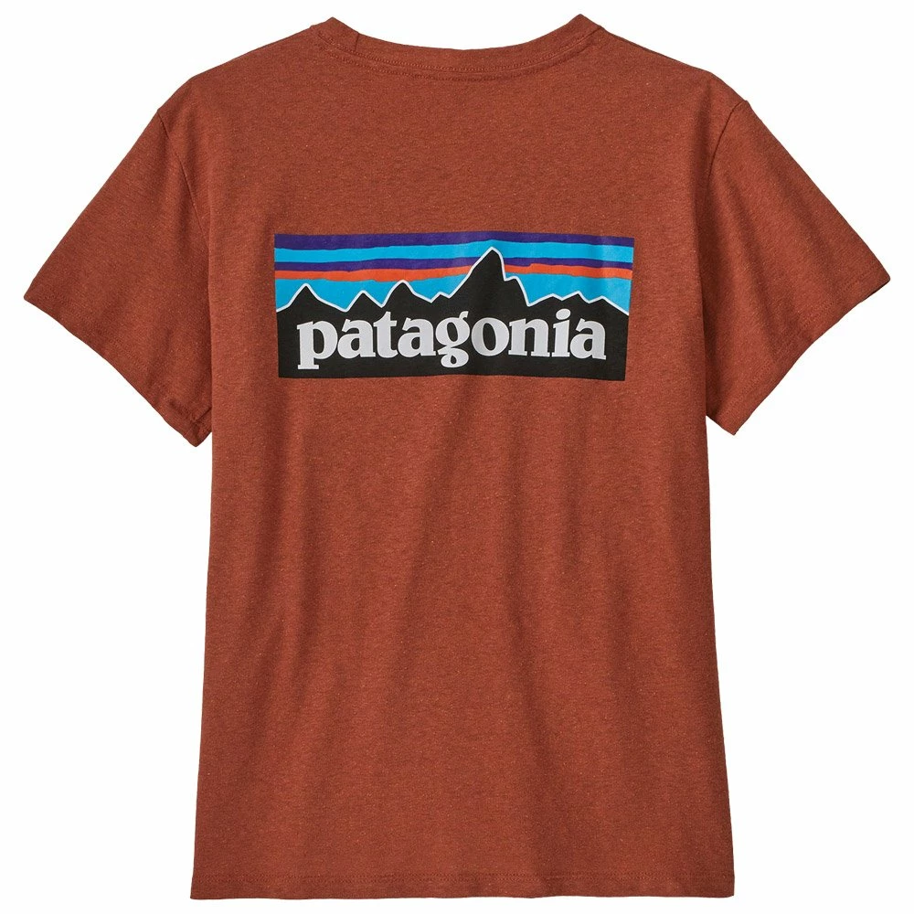 Tee-shirt Patagonia P-6 Logo Responsibili-Tee Quartz Coral 4 Tee-shirt Patagonia P-6 Logo Responsibili-Tee Quartz Coral – Image 2