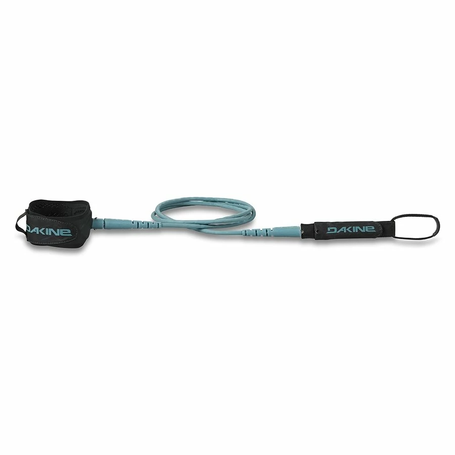 Leash Surf Dakine Leash Kaimana Team Leash 1/4" - Vintage Blue - 6'0" / 183 Cm 4 Leash Surf Dakine Leash Kaimana Team Leash 1/4" - Vintage Blue - 6'0" / 183 Cm – Image 2