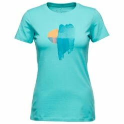 Tee-shirt Black Diamond W Luminary Tee Coastal Blue