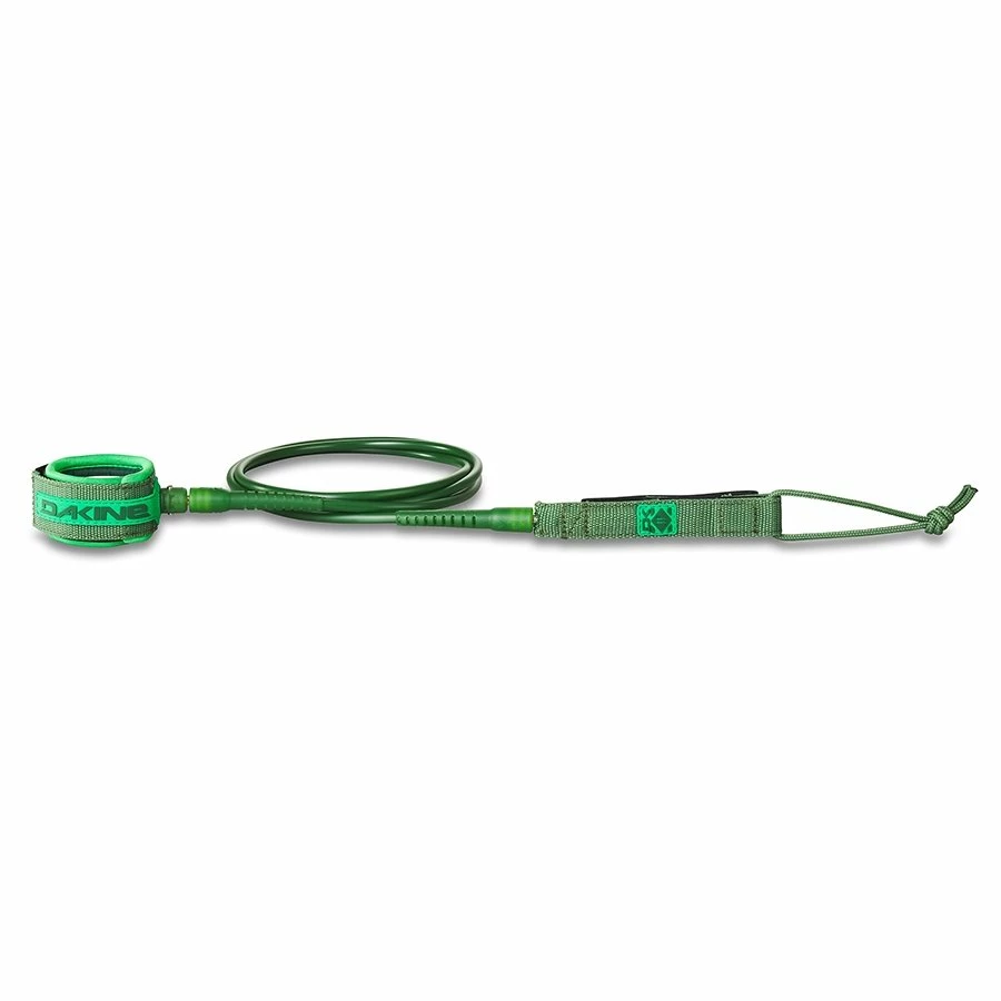 Leash Surf Dakine Leash John John Florence Kainui 1/4" - Green 3 Leash Surf Dakine Leash John John Florence Kainui 1/4" - Green