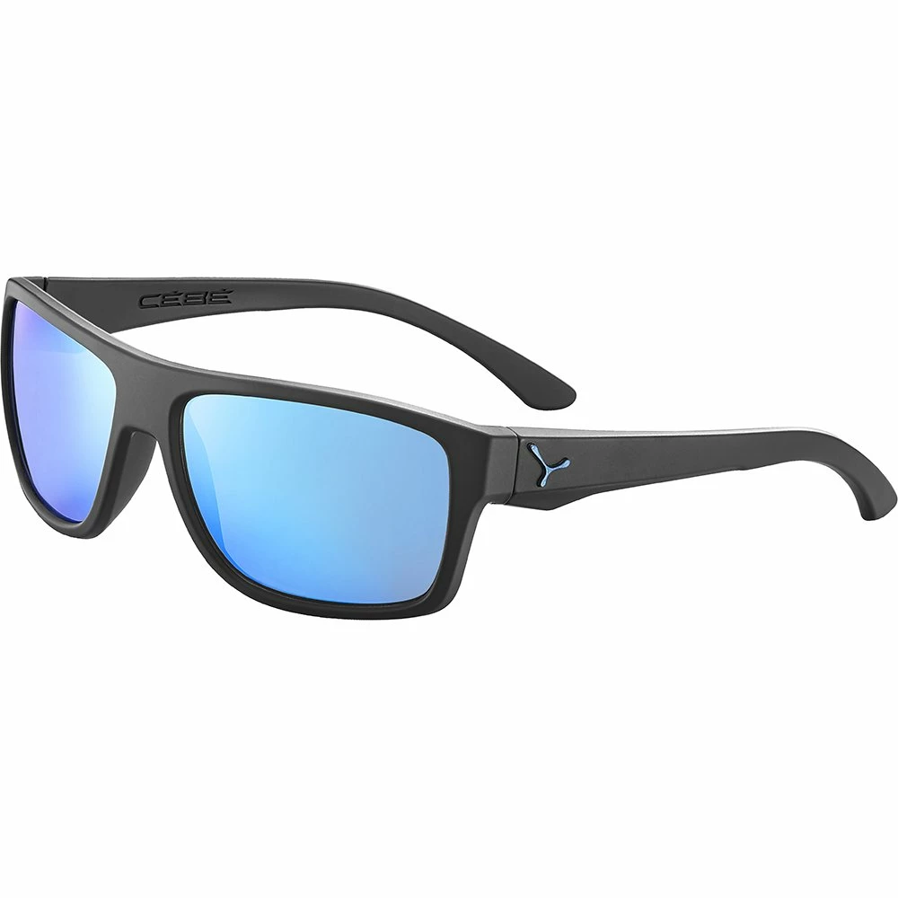 Cébé Lunettes De Soleil Cebe Empire Matt Black Metallic Blue Zone Grey Cat.3 Blue 3 Cébé Lunettes De Soleil Cebe Empire Matt Black Metallic Blue Zone Grey Cat.3 Blue