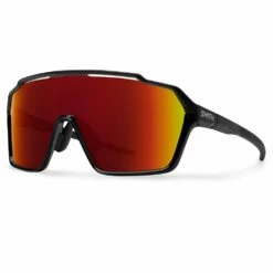Lunettes De Soleil Smith Shift XL Mag Black Chromapop Red Mirror