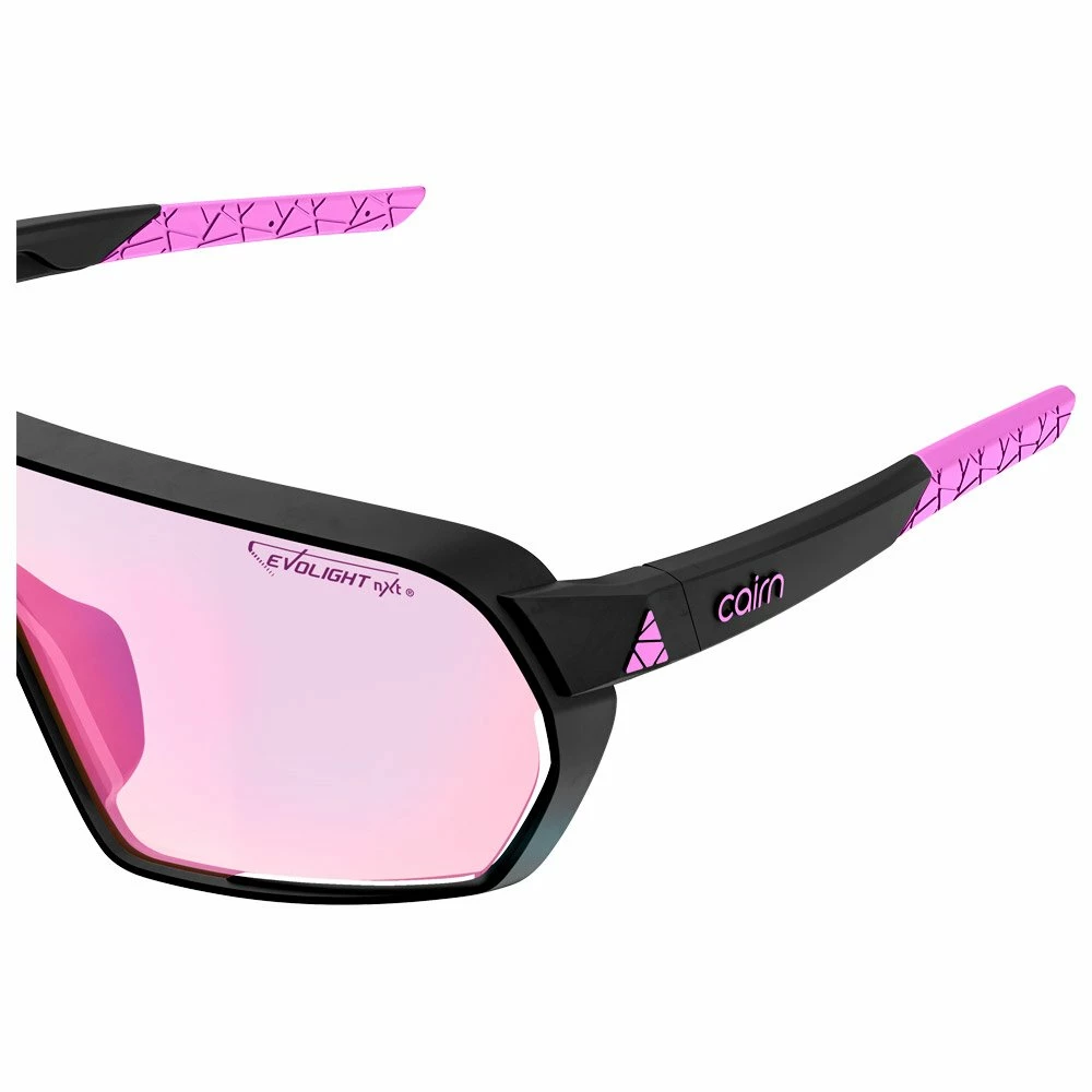 Lunettes De Soleil Cairn Roc Mat Black Neon Pink Evolight Nxt 4 Lunettes De Soleil Cairn Roc Mat Black Neon Pink Evolight Nxt – Image 2