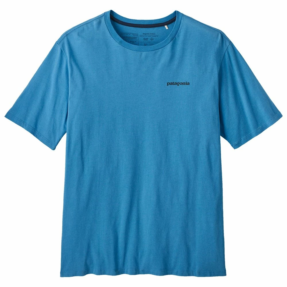 Tee-shirt Patagonia P-6 Mission Organic Anacapa Blue 3 Tee-shirt Patagonia P-6 Mission Organic Anacapa Blue