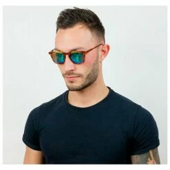Lunettes De Soleil Binocle Eyewear Square Tortoise Blond Ice Blue Mirror Polarized -Surfen Geschäft 783f60aaa2c6add976ff004d14e8d47d1ce0ee98 E22BINOLUN218828 BINO0752067 902