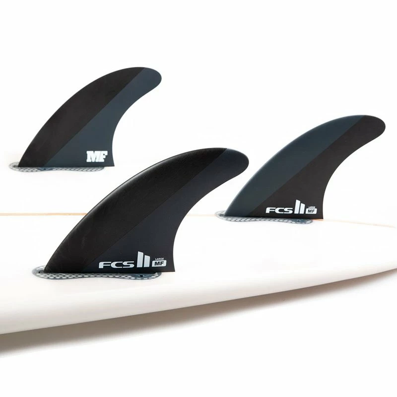 Ailerons Surf Fcs II MF Neo Carbon Black/Charcoal - 3 Dérives 4 Ailerons Surf Fcs II MF Neo Carbon Black/Charcoal - 3 Dérives – Image 2