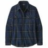 Chemise Patagonia Women's Long Sleeve Organic Cotton Flannel Tundra New Navy -Surfen Geschäft 7bd50a5d34f2972e20b1743e2f8a58cbfe217bcb H22PATATEH1185508 0