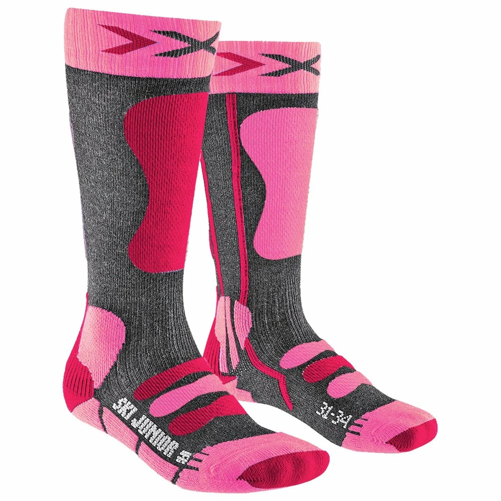 X-Socks Chaussettes X Socks Ski Junior 4.0 Rose 4 X-Socks Chaussettes X Socks Ski Junior 4.0 Rose – Image 2