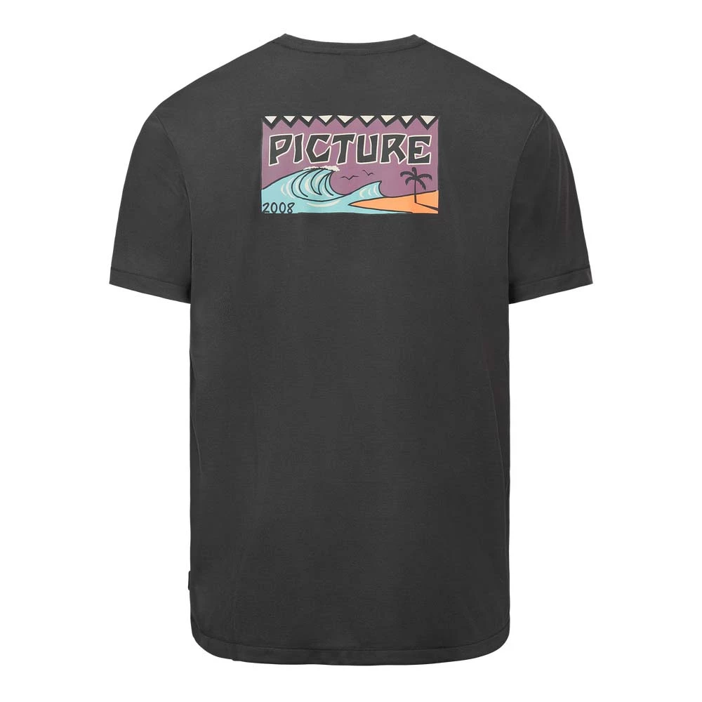 Tee-shirt Picture Timont Surf Tee Black 4 Tee-shirt Picture Timont Surf Tee Black – Image 2