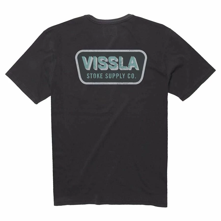 Tee-shirt Vissla Supply Co PKT - Phantom 4 Tee-shirt Vissla Supply Co PKT - Phantom – Image 2