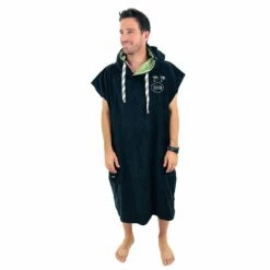 Poncho Surf All-In Classic Flash Line - Black / Kaki