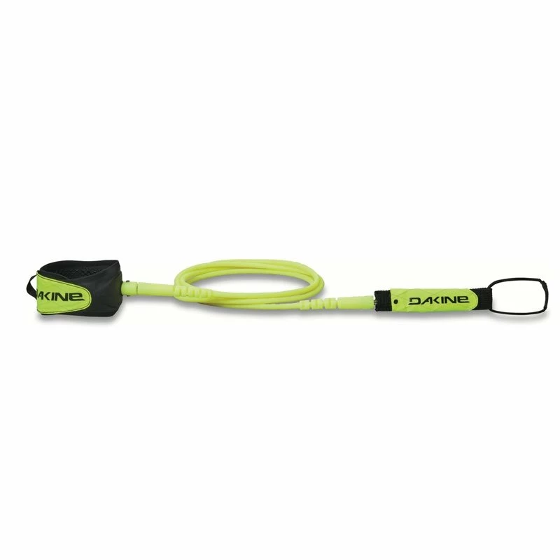 Leash Surf Dakine Leash Kaimana Pro Comp 3/16" - John John Florence Lime - 6'0" / 183 Cm 3 Leash Surf Dakine Leash Kaimana Pro Comp 3/16" - John John Florence Lime - 6'0" / 183 Cm