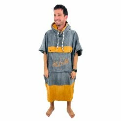 Poncho Surf All-In V Bumpy Line - Grey / Occre