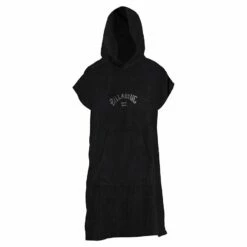 Poncho Surf Billabong Hooded Towel - Black